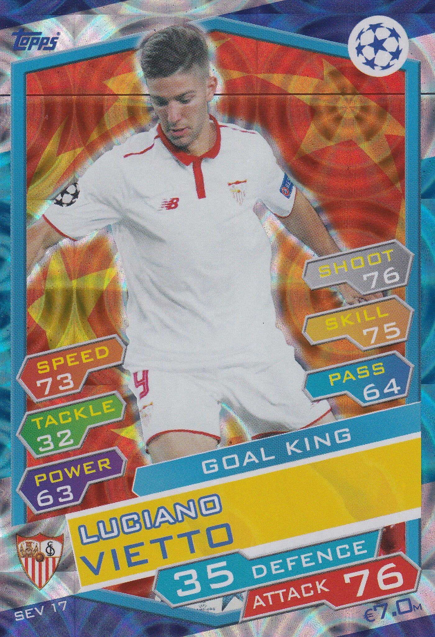 SEV-17. LUCIANO VIETTO - SEVILLA FC - GOAL KING