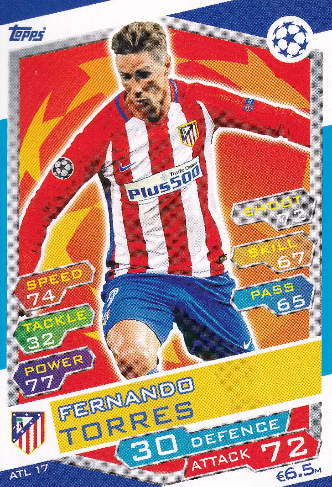 ATL-17. FERNANDO TORRES - ATLETICO DE MADRID