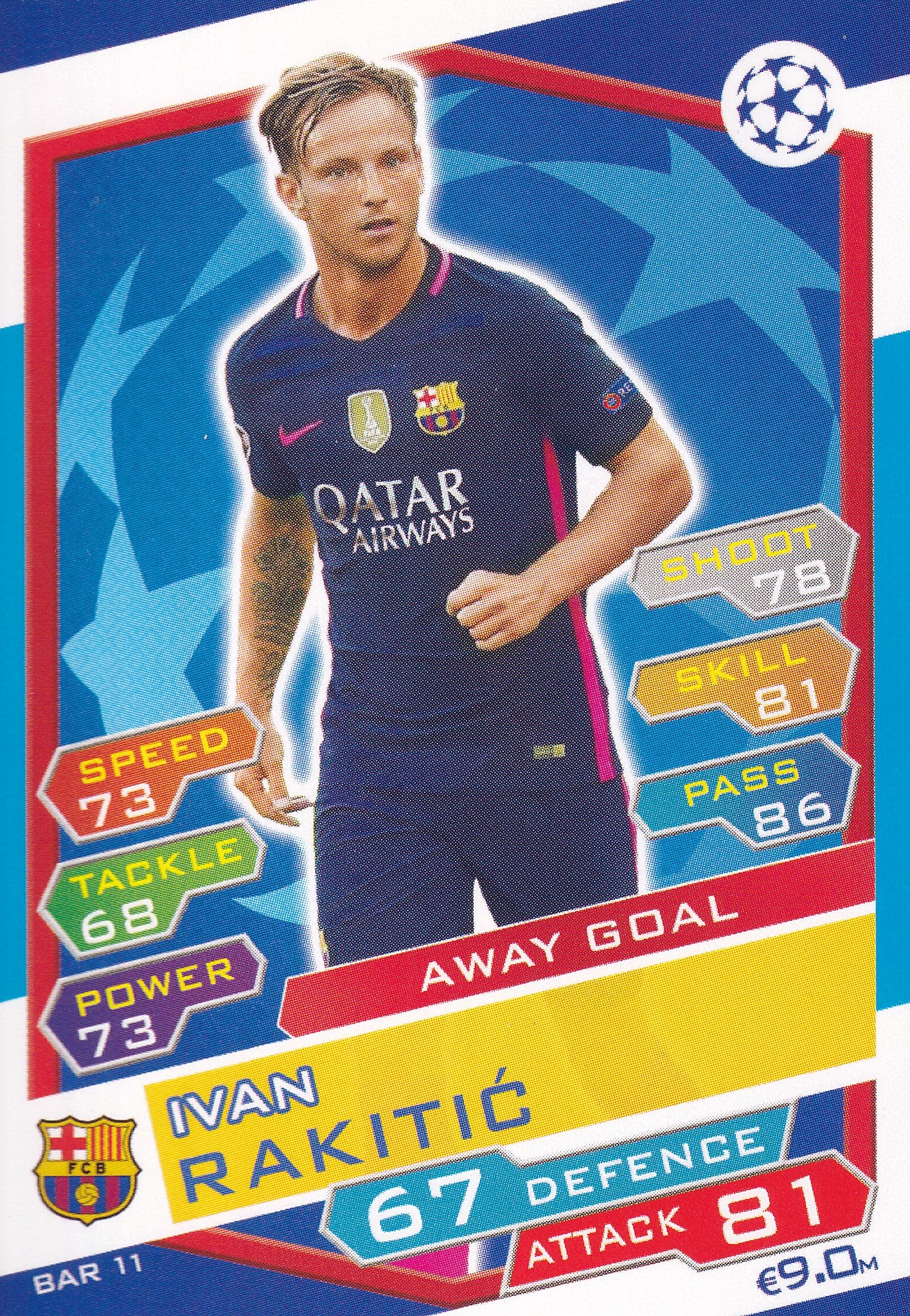 BAR-11. IVAN RAKITIC - FC BARCELONA
