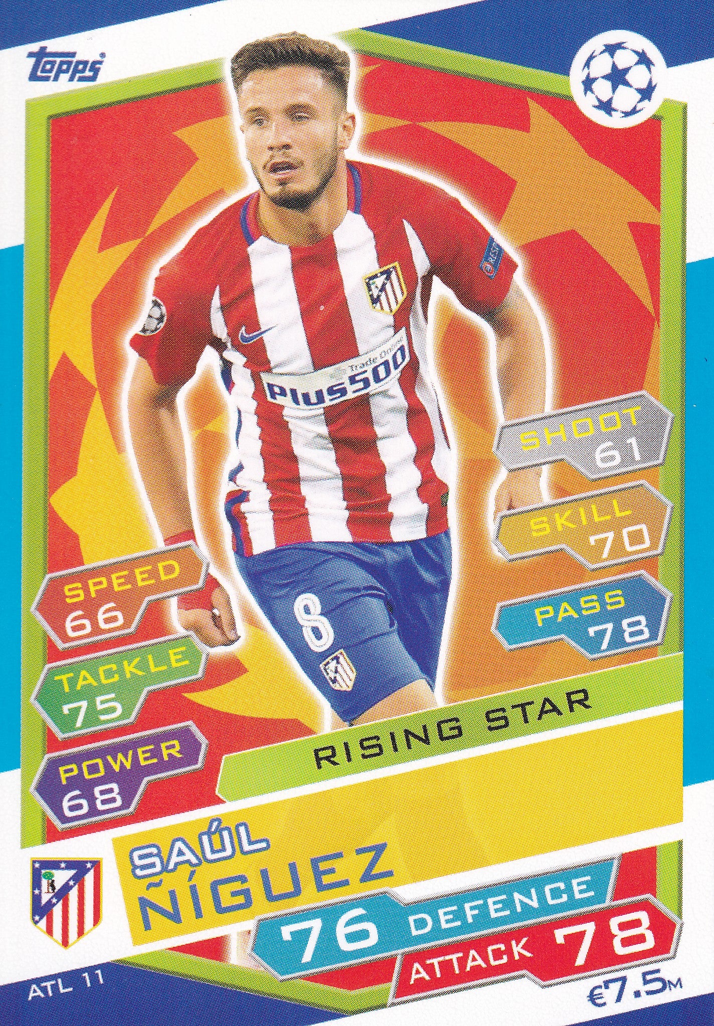 ATL-11. SAUL NIGUEZ - ATLETICO DE MADRID