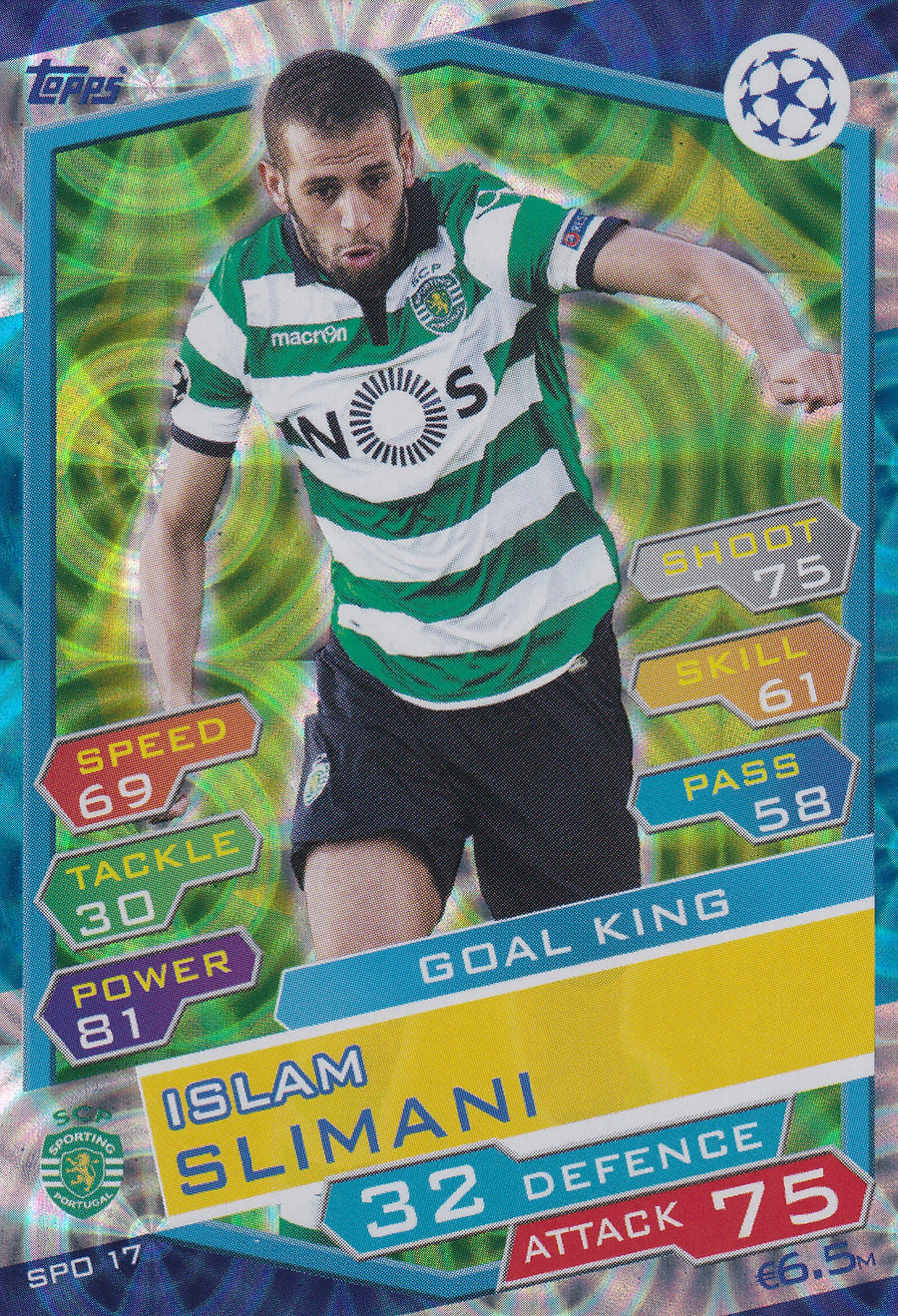SPO-17. ISLAM SLIMANI - SPORTING CLUBE DE PORTUGAL - GOAL KING
