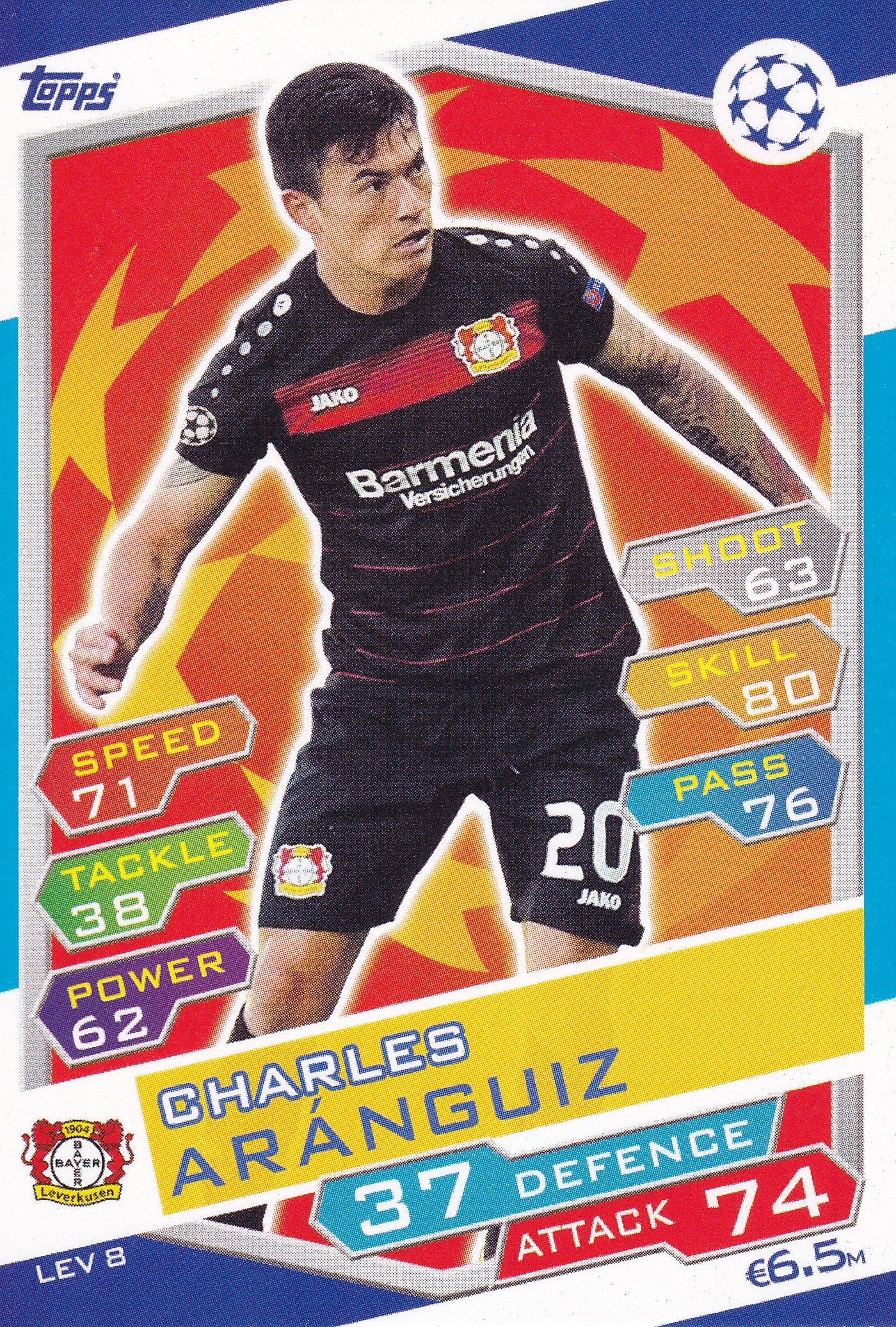 LEV-08. CHARLES ARANGUIZ - BAYER 04 LEVERKUSEN