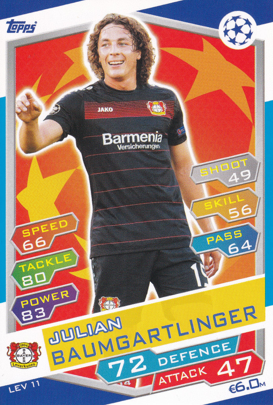 LEV-11. JULIAN BAUMGARTLINGER - BAYER 04 LEVERKUSEN
