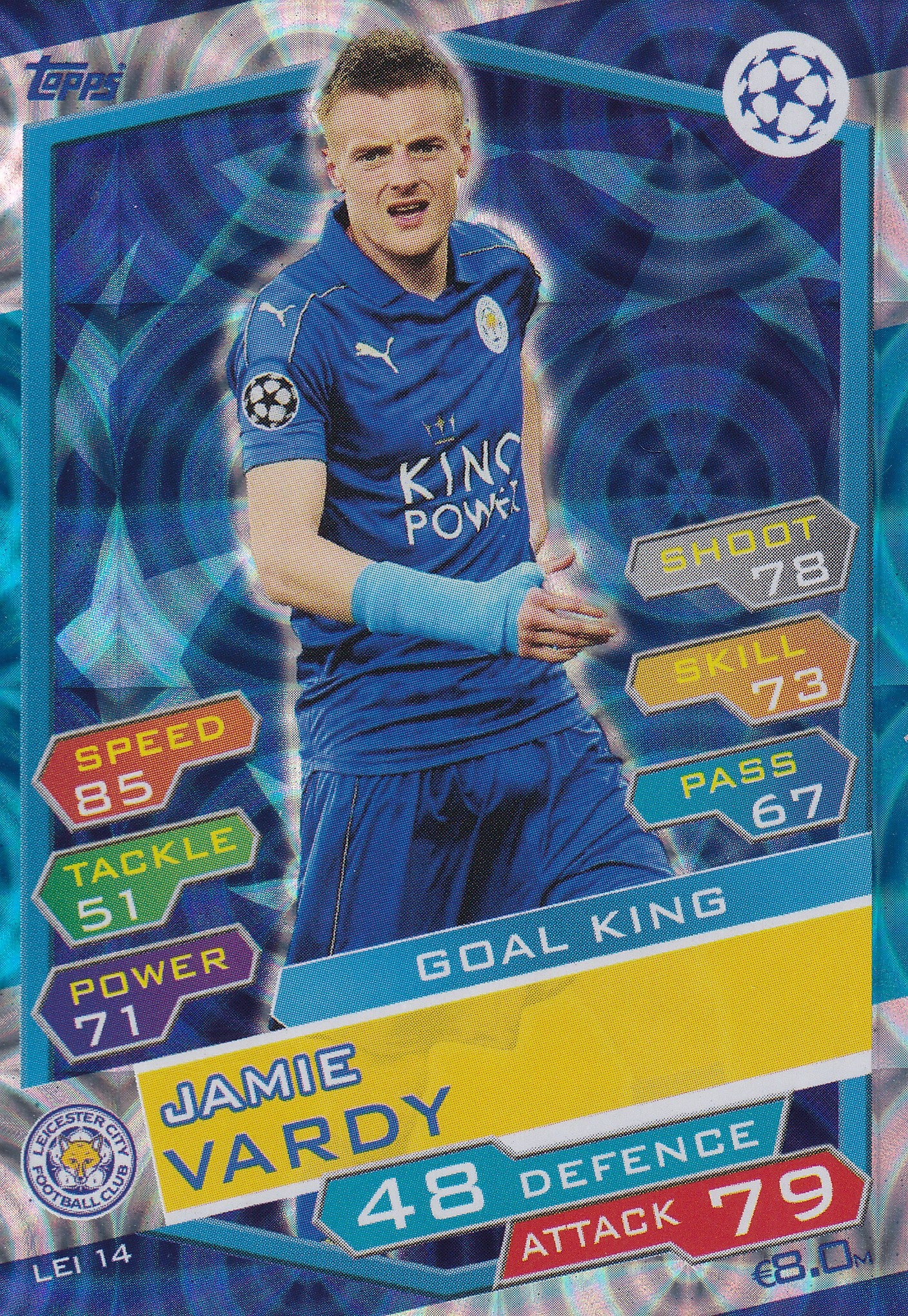LEI-14. JAMIE VARDY - LEICESTER CITY - GOAL KING