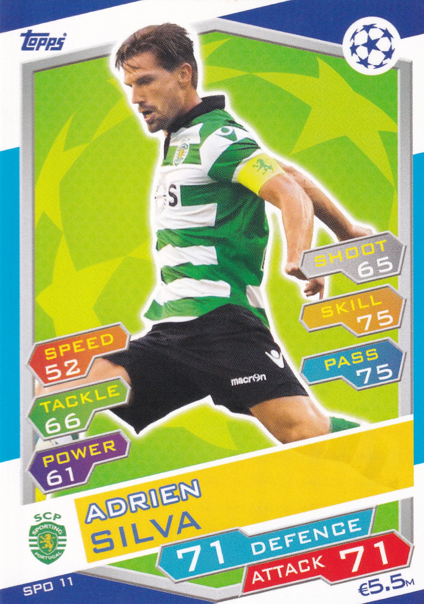 SPO-11. ADRIEN SILVA - SPORTING CLUBE DE PORTUGAL