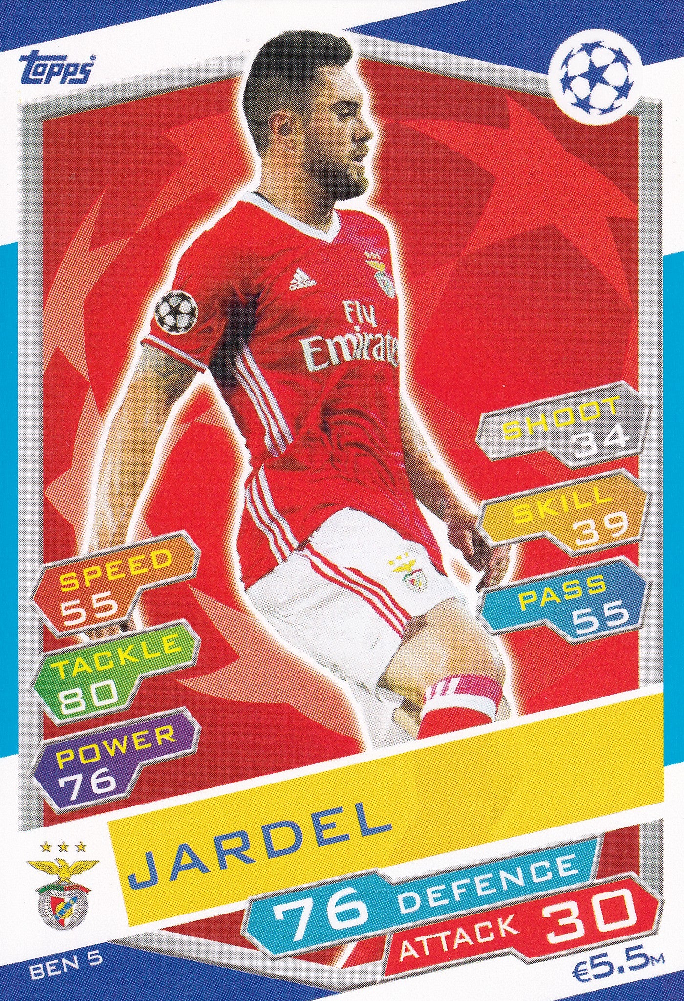 BEN-05. JARDEL - SL BENFICA
