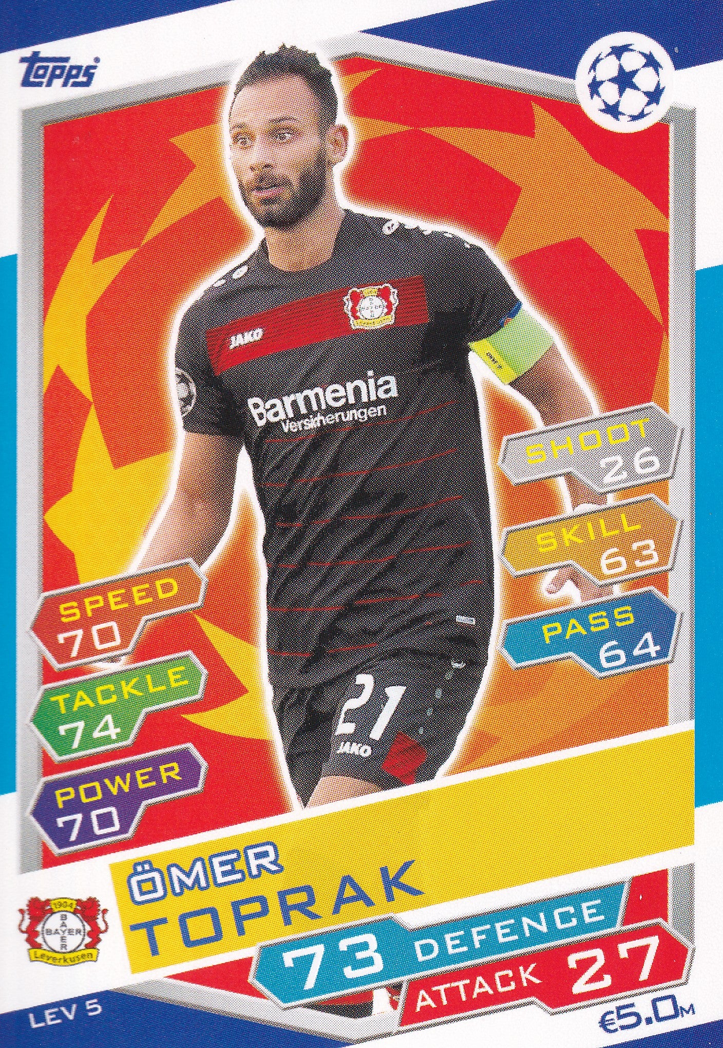 LEV-05. ÖMER TOPRAK - BAYER 04 LEVERKUSEN