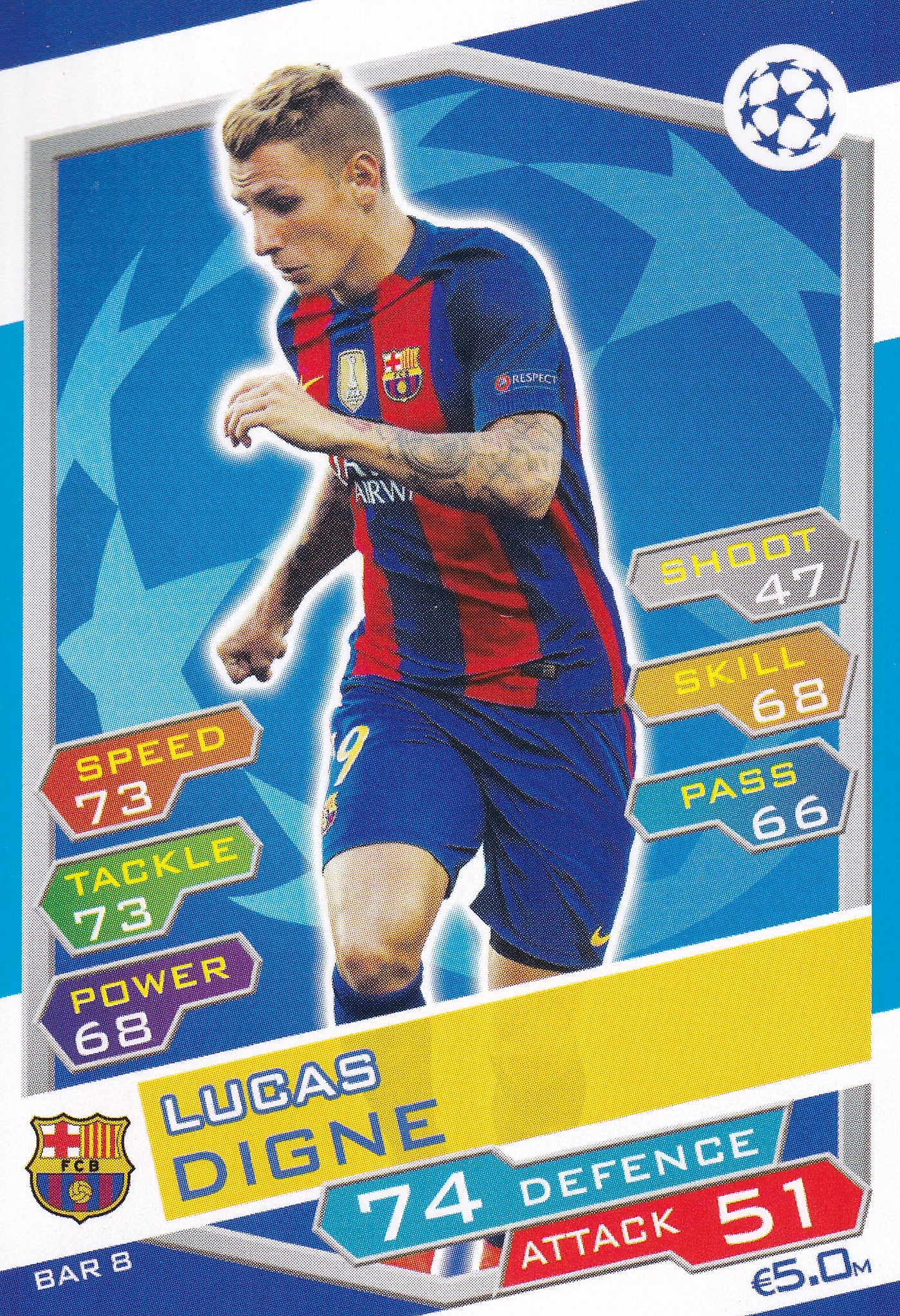 BAR-08. LUCAS DIGNE - FC BARCELONA