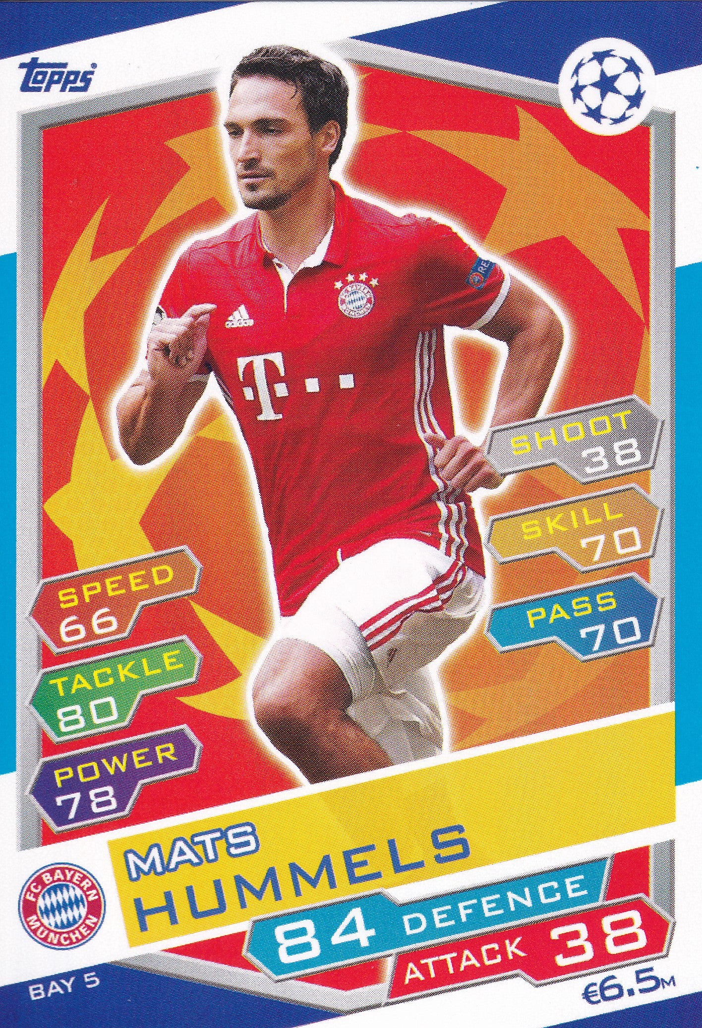 BAY-05. MATS HUMMELS - FC BAYERN MUNCHEN