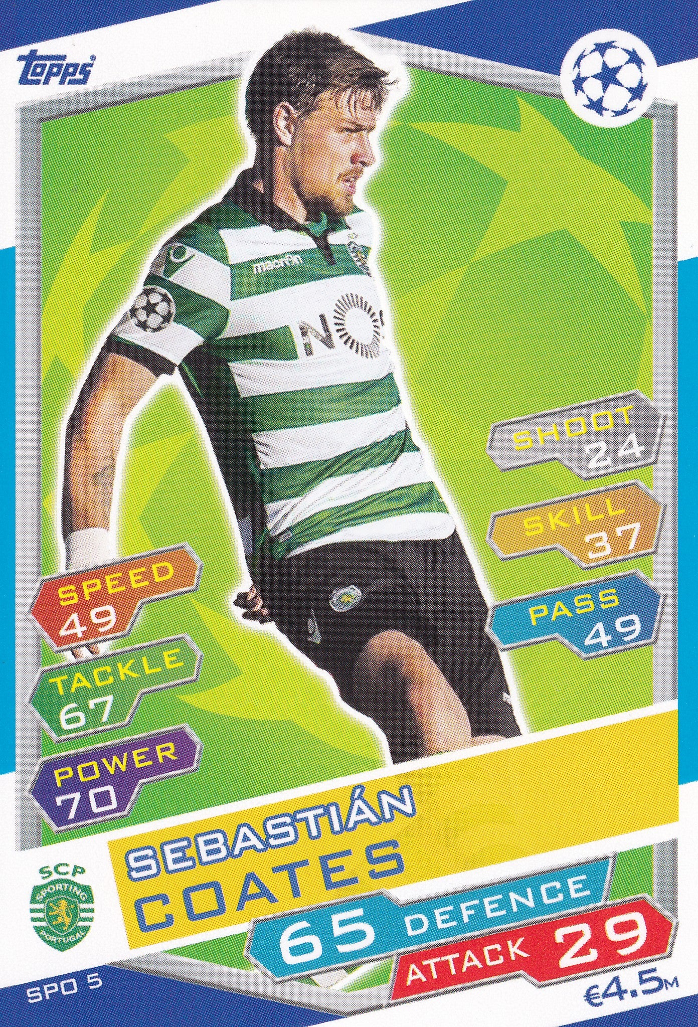SPO-05. SEBASTIAN COATES - SPORTING CLUBE DE PORTUGAL