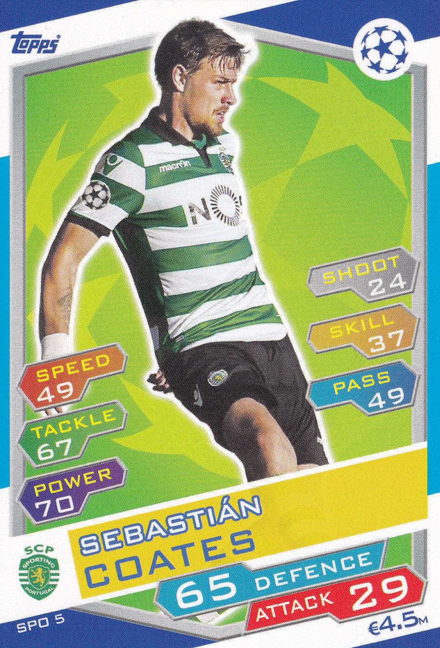 SPO-05. SEBASTIAN COATES - SPORTING CLUBE DE PORTUGAL