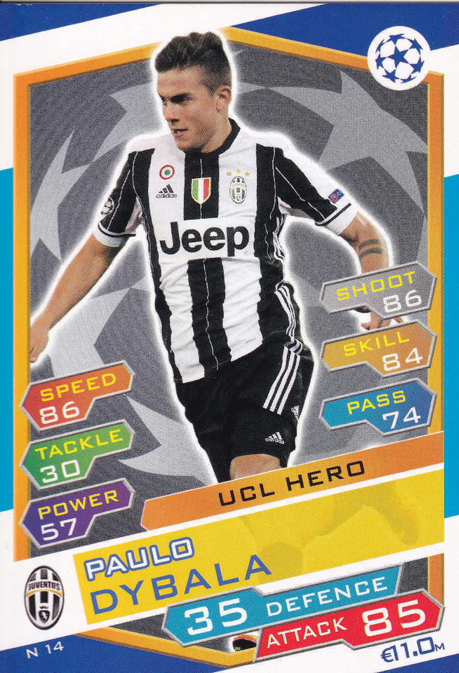 JUV-14. PAULO DYBALA - JUVENTUS - UCL HERO