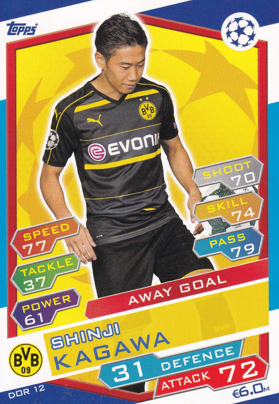 DOR-12. SHINJI KAGAWA - BORUSSIA DORTMUND - AWAY GOAL