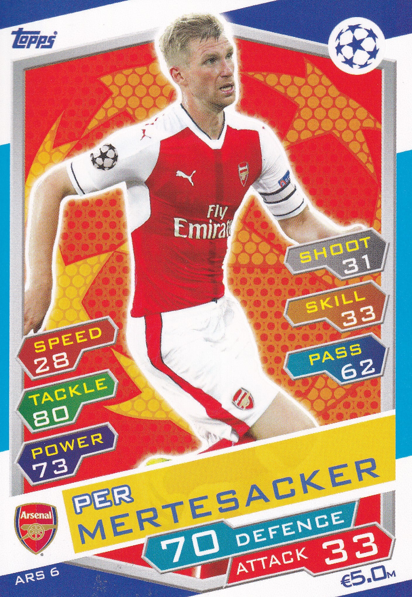 ARS-06. PER MERTESACKER - ARSENAL FC