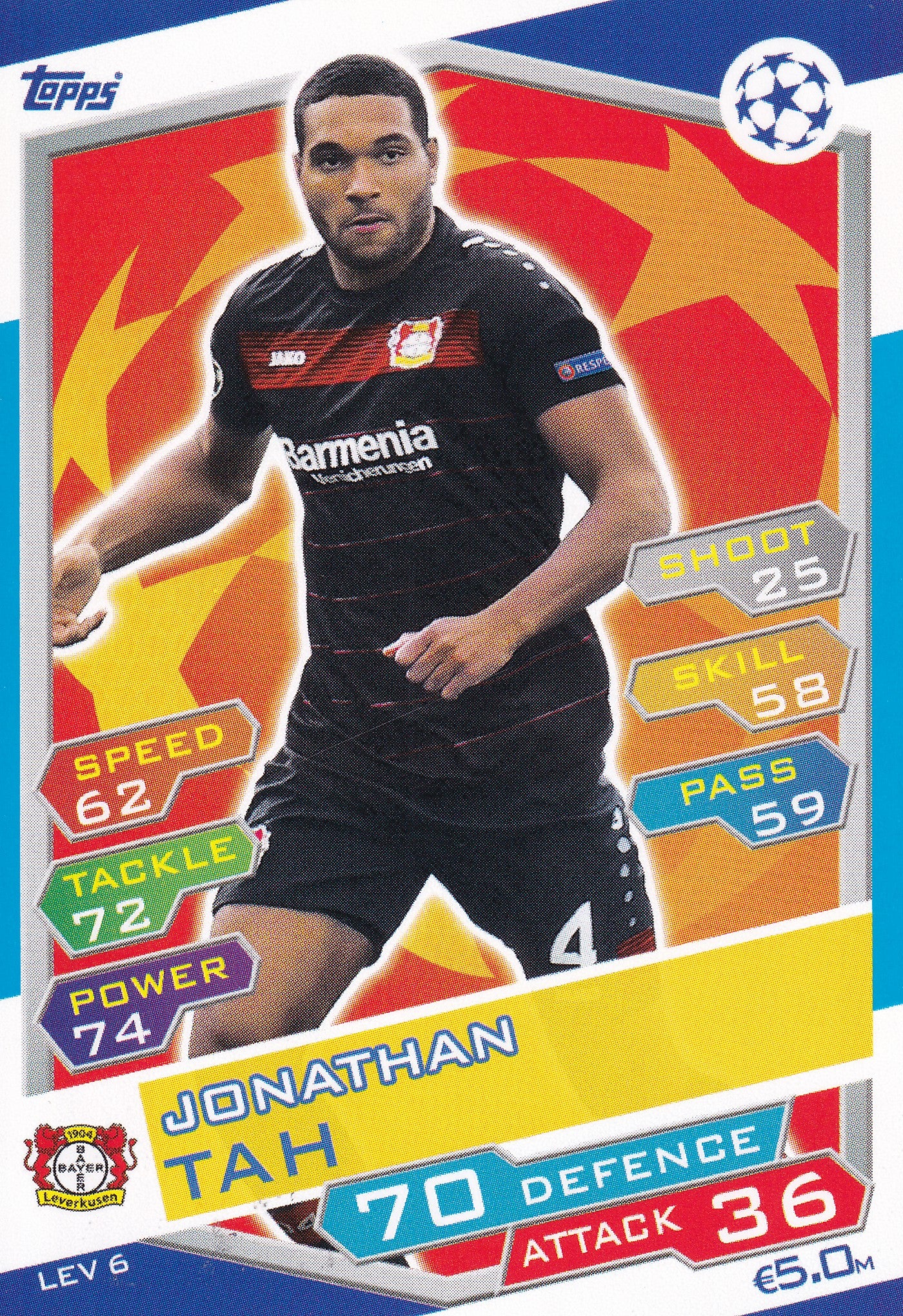 LEV-06. JONATHAN TAH - BAYER 04 LEVERKUSEN