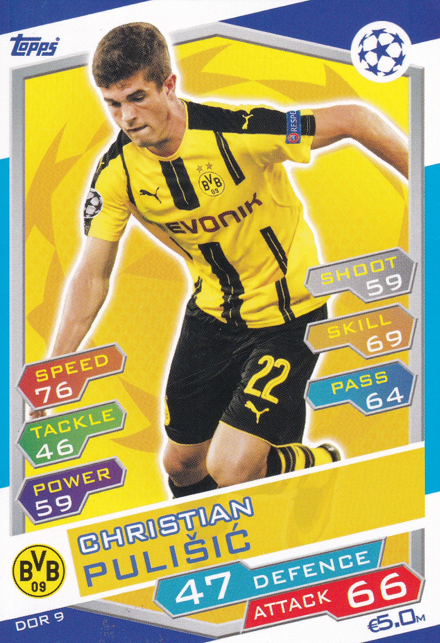 DOR-09. CHRISTIAN PULISIC - BORUSSIA DORTMUND