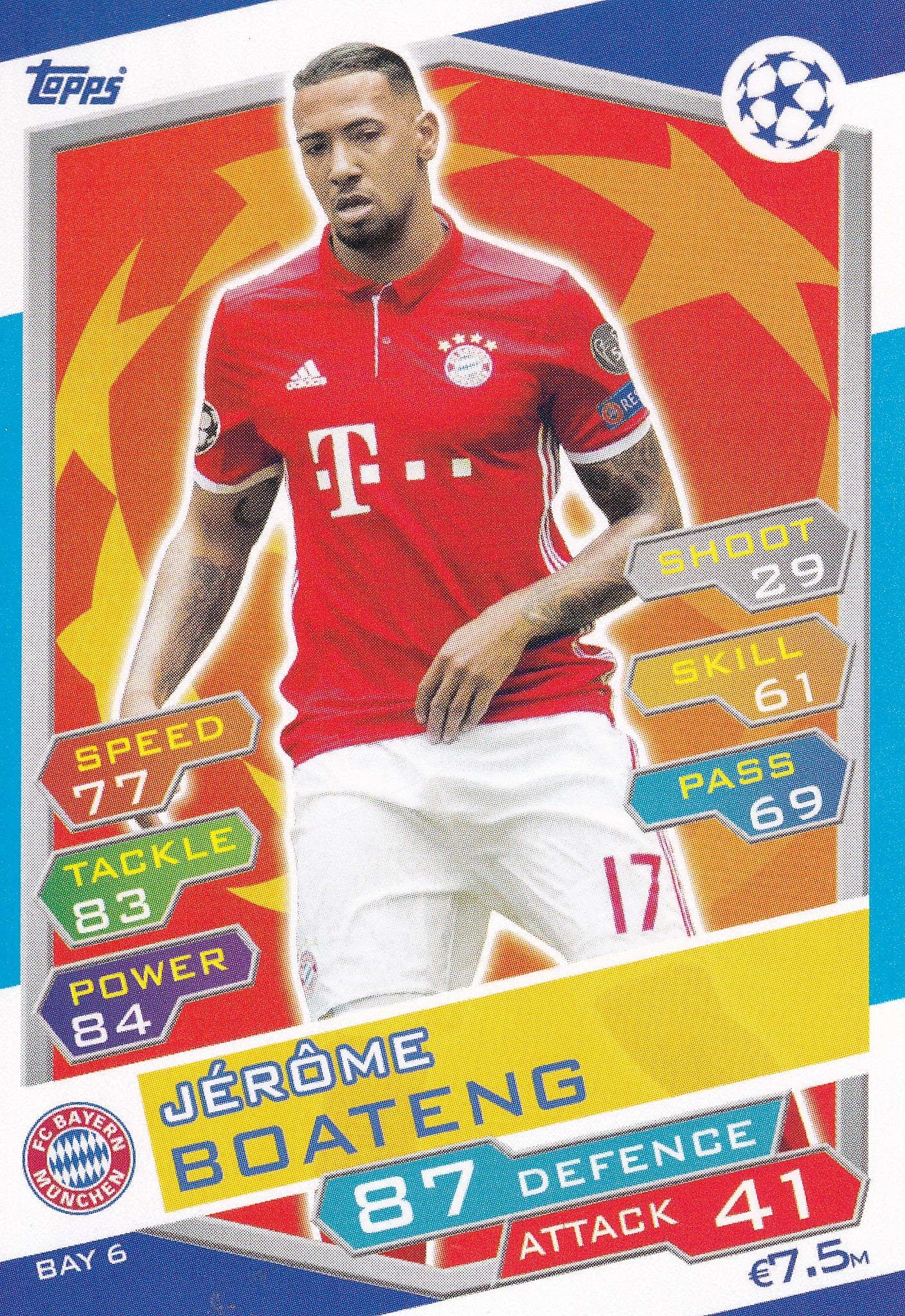 BAY-06. JEROME BOATENG - FC BAYERN MUNCHEN