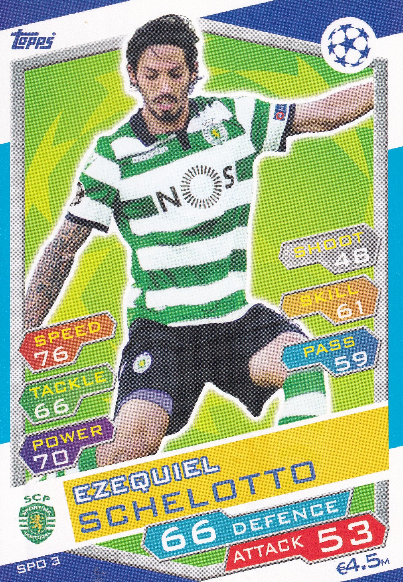 SPO-03. EZEQUIEL SCHELOTTO - SPORTING CLUBE DE PORTUGAL
