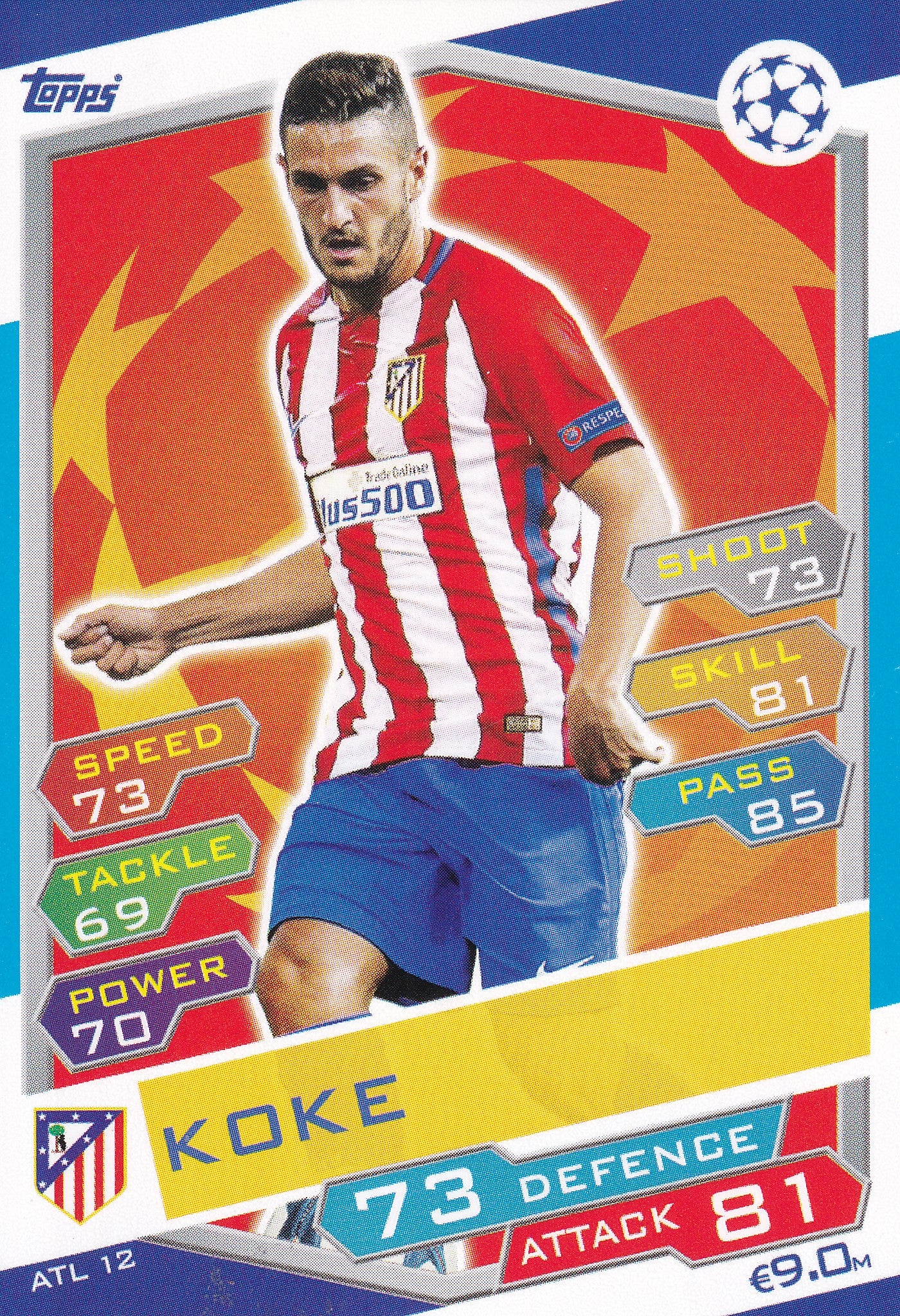 ATL-12. KOKE - ATLETICO DE MADRID