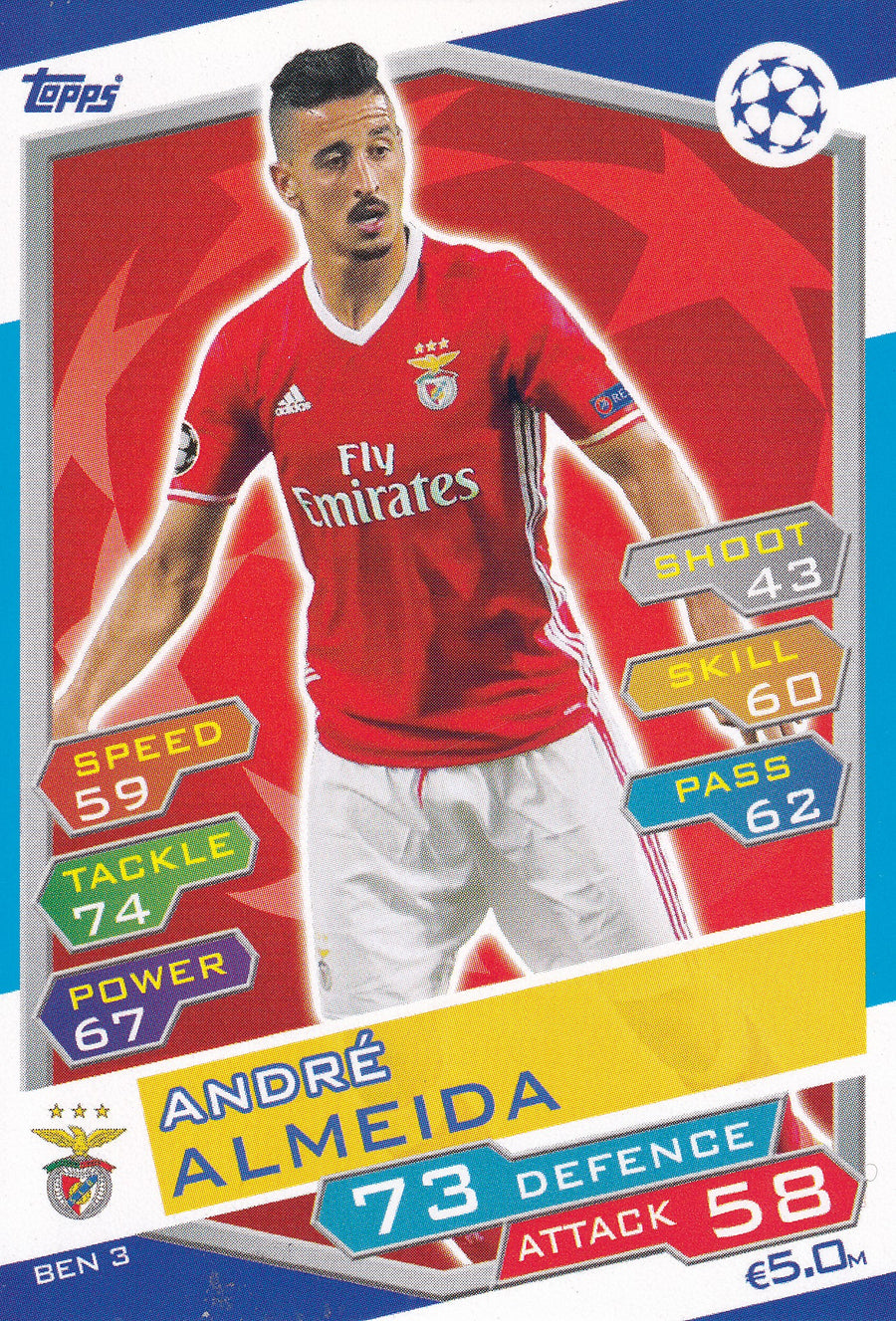 BEN-03. ANDRE ALMEIDA - SL BENFICA