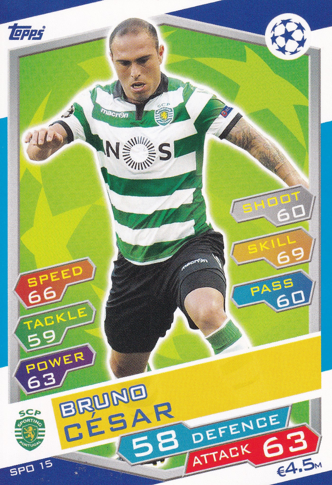SPO-15. BRUNO CESAR - SPORTING CLUBE DE PORTUGAL