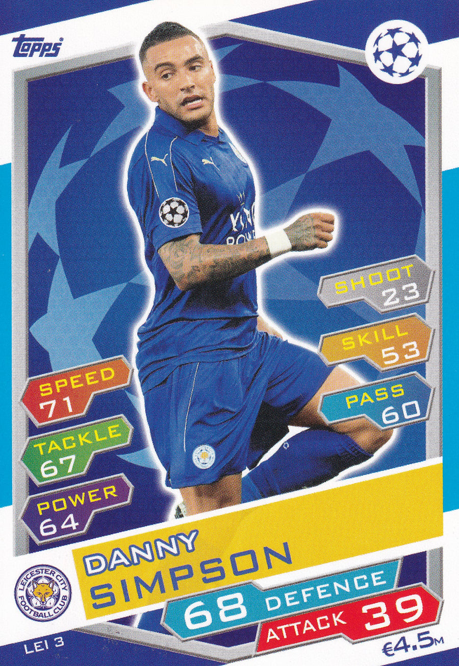 LEI-03. DANNY SIMPSON - LEICESTER CITY
