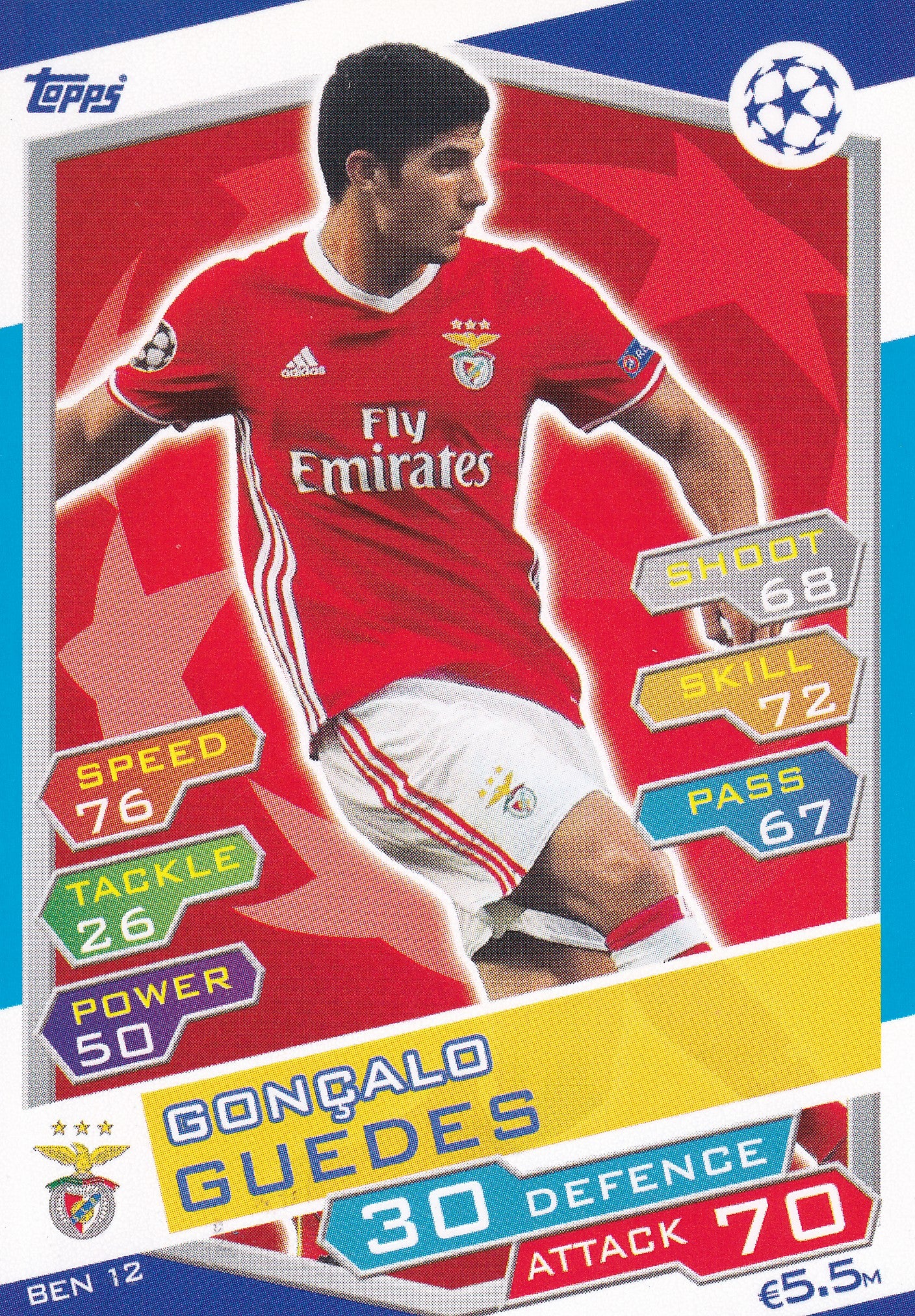 BEN-12. GONCALO GUEDES - SL BENFICA