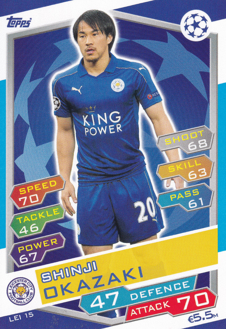LEI-15. SHINJI OKAZAKI - LEICESTER CITY