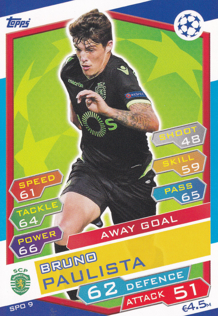 SPO-09. BRUNO PAULISTA - SPORTING CLUBE DE PORTUGAL - AWAY GOAL