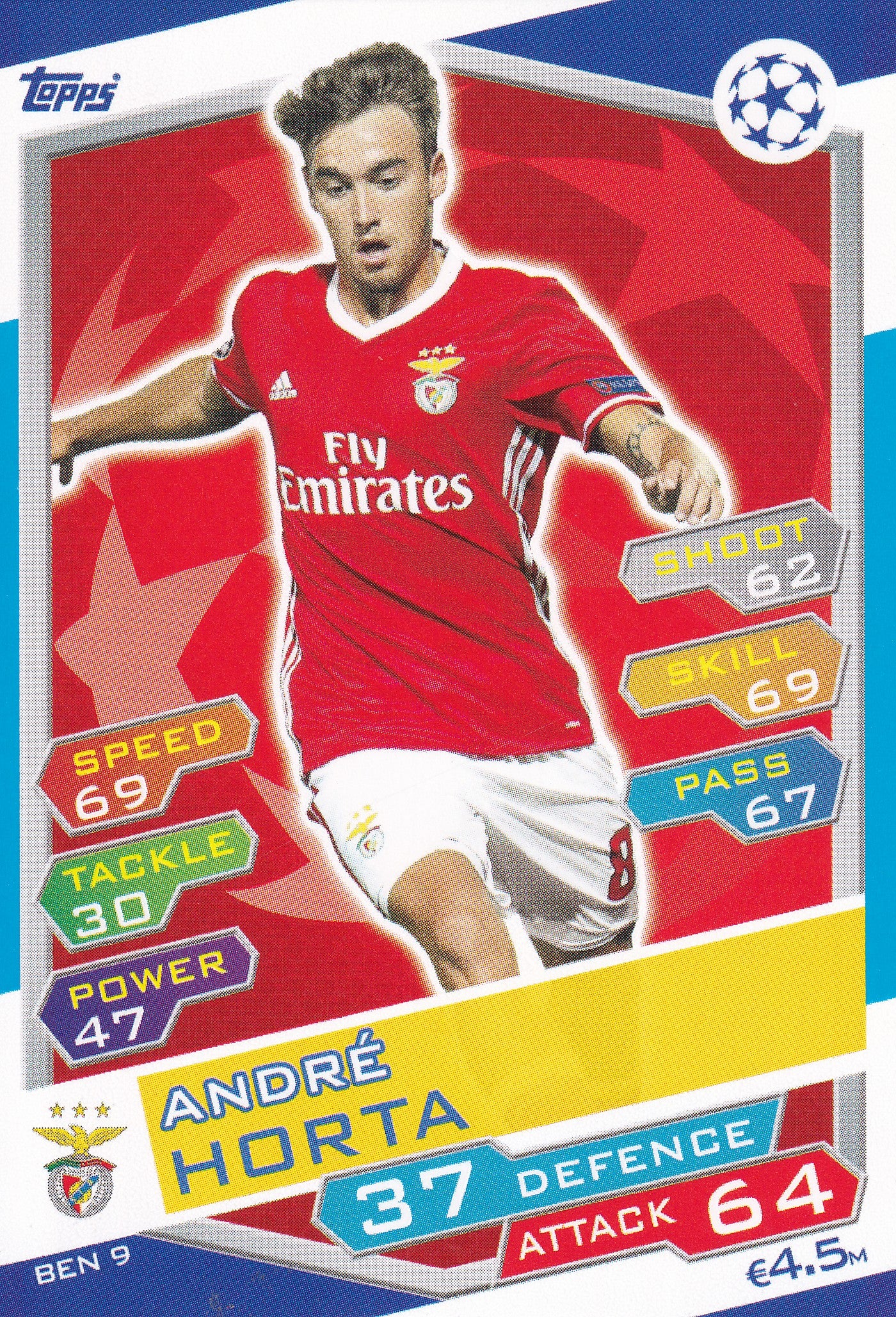 BEN-09. ANDRE HORTA - SL BENFICA