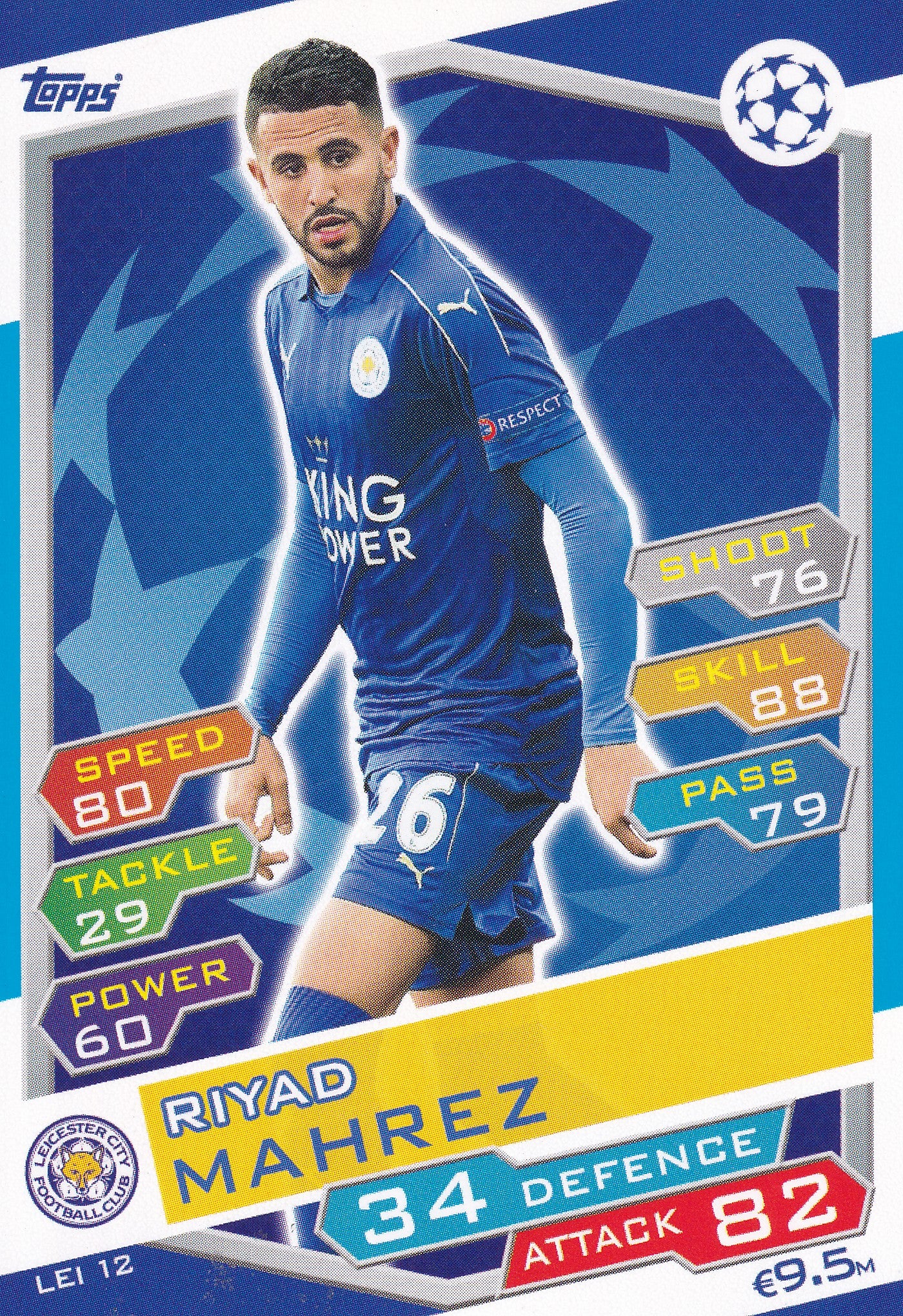 LEI-12. RIYAD MAHREZ - LEICESTER CITY