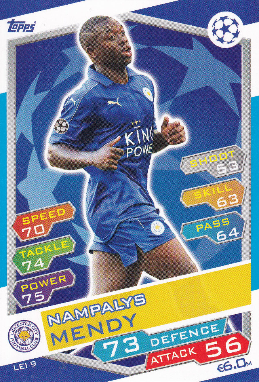 LEI-09. NAMPALYS MENDY - LEICESTER CITY