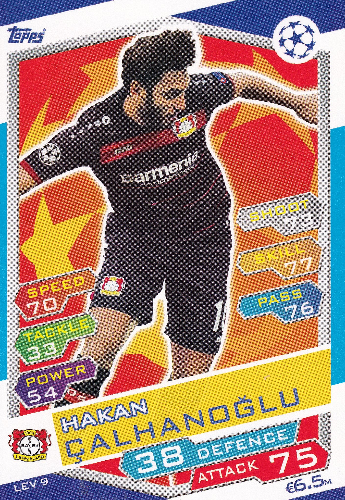 LEV-09. HAKAN CALHANOGLU - BAYER 04 LEVERKUSEN