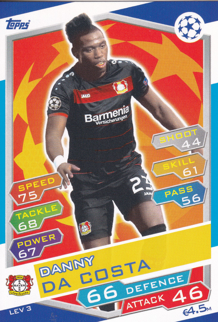 LEV-03. DANNY DA COSTA - BAYER 04 LEVERKUSEN