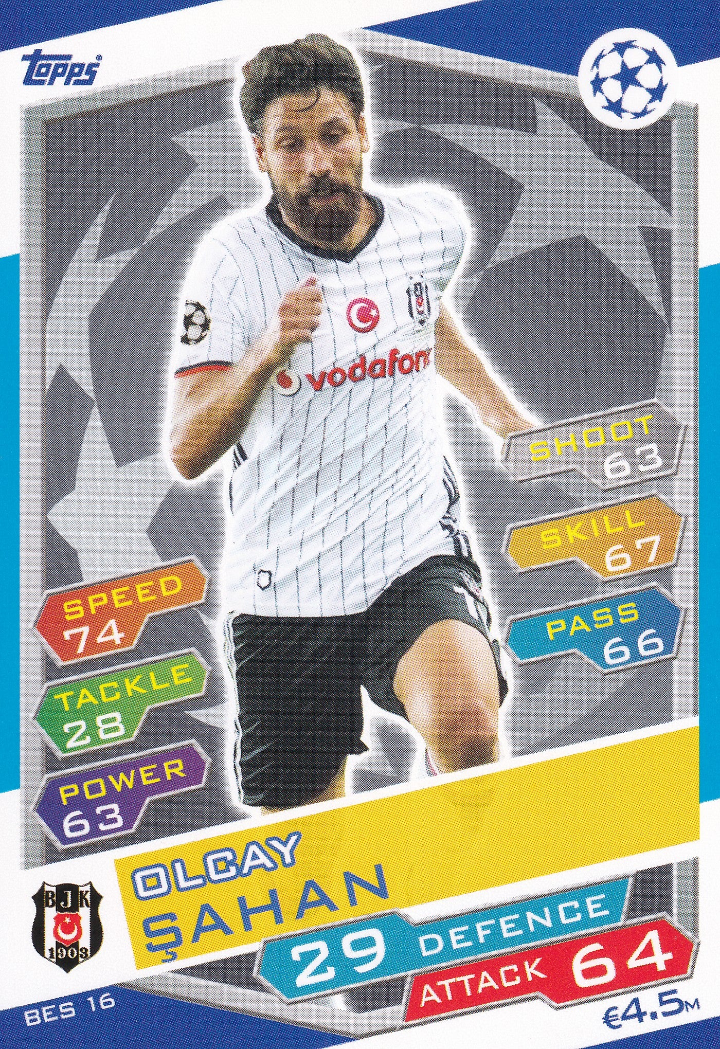 BES-16. OLCAY SAHAN - BESIKTAS JK