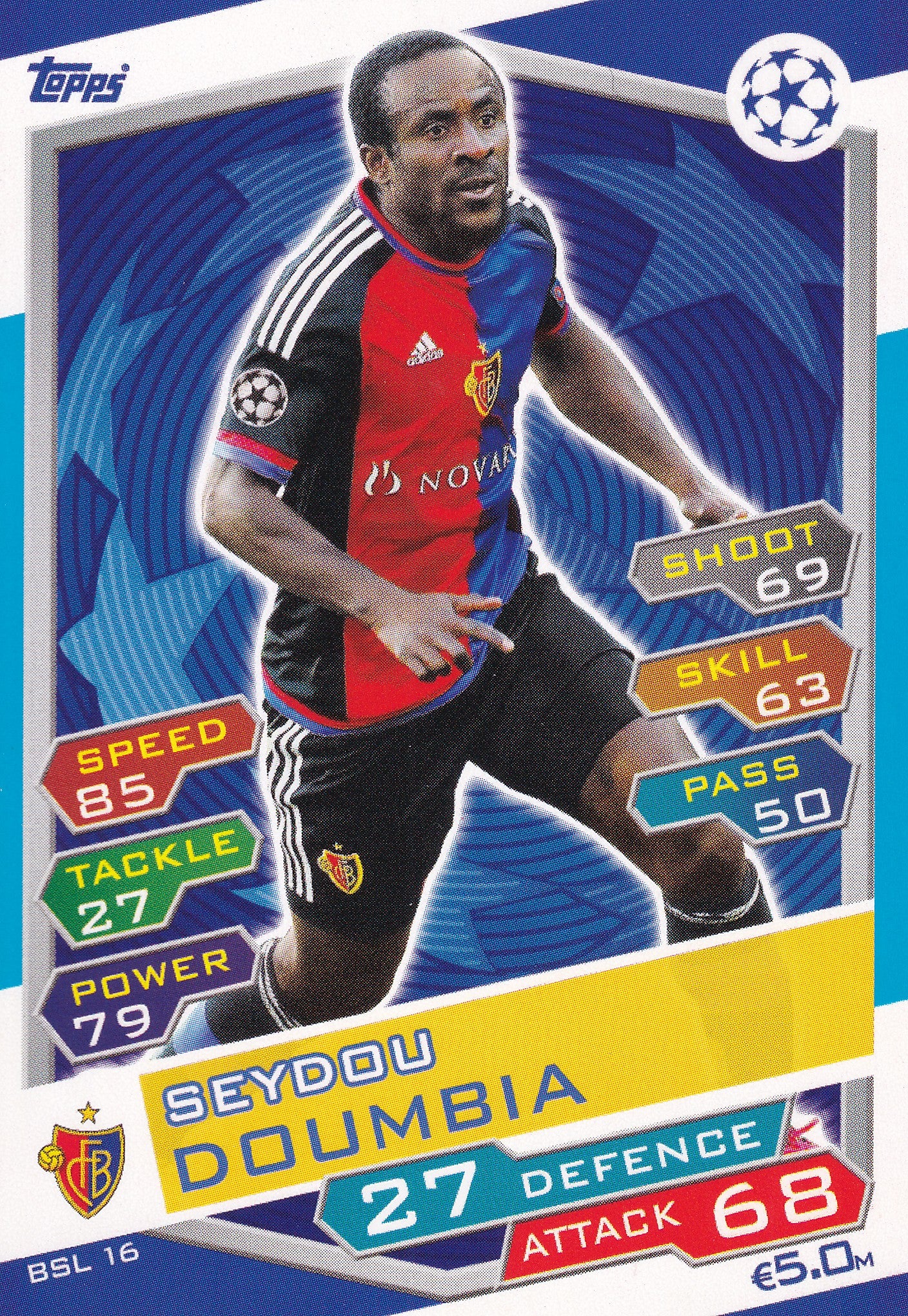 BSL-16. SEYDOU DOUMBIA - FC BASEL 1893