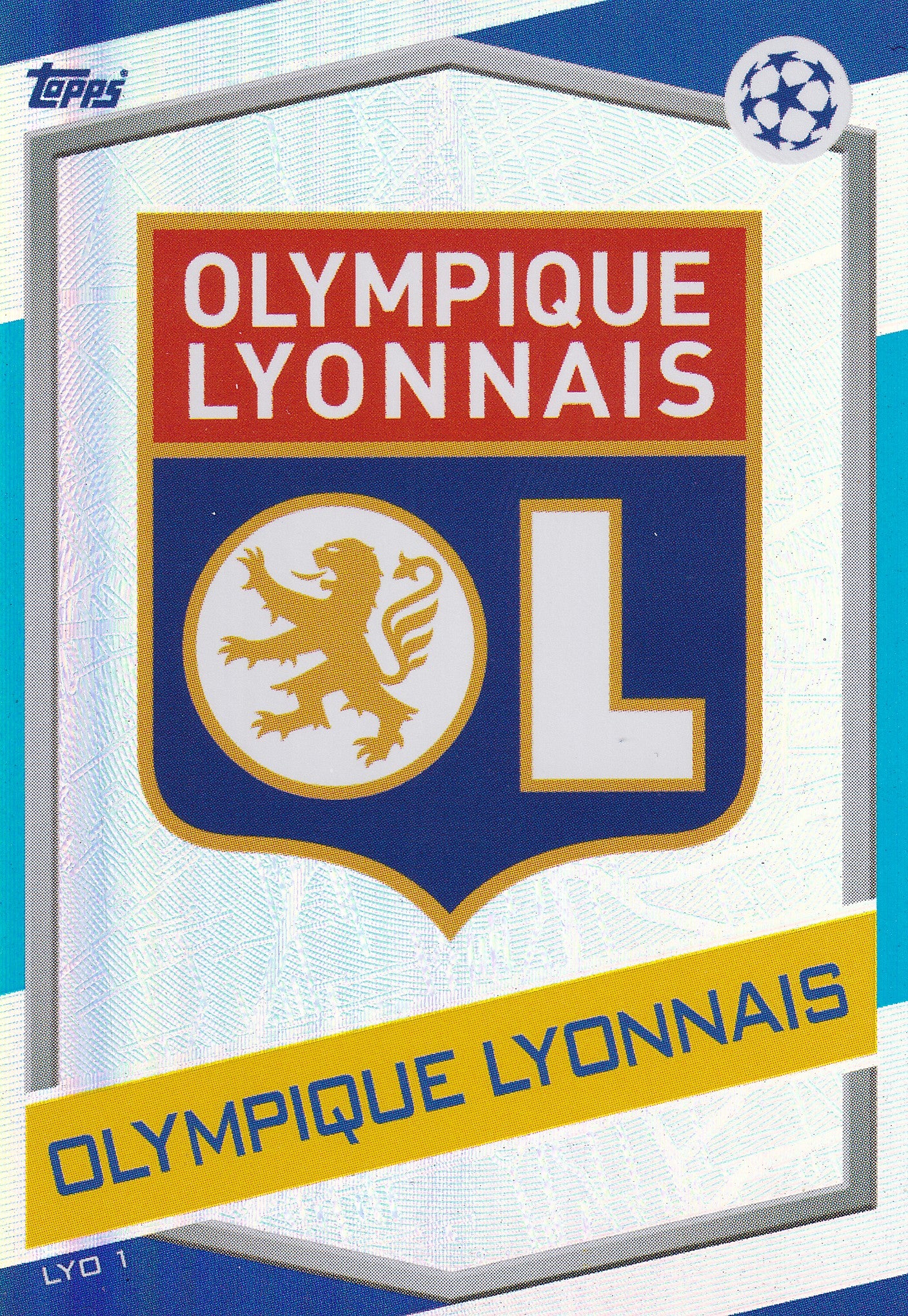LYO-01. OLYMPIQUE LYONNAIS - CLUB BADGE