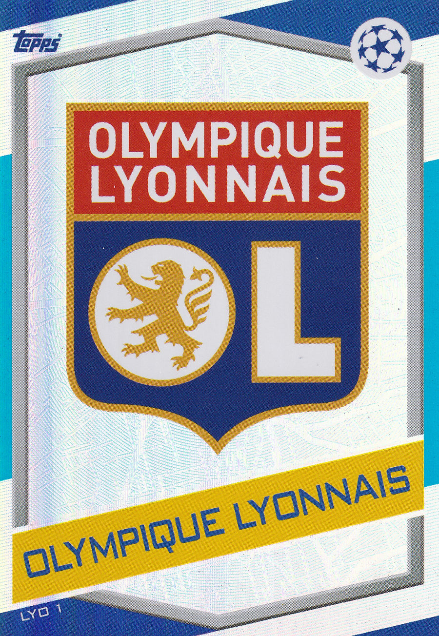 LYO-01. OLYMPIQUE LYONNAIS - CLUB BADGE