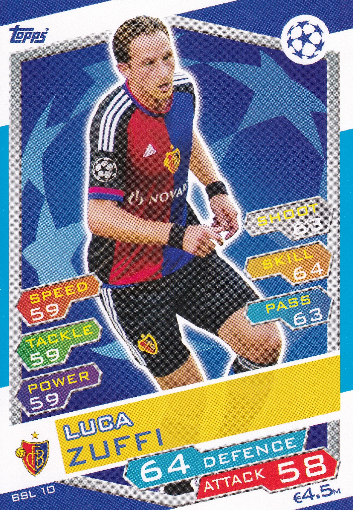 BSL-10. LUCA ZUFFI - FC BASEL 1893