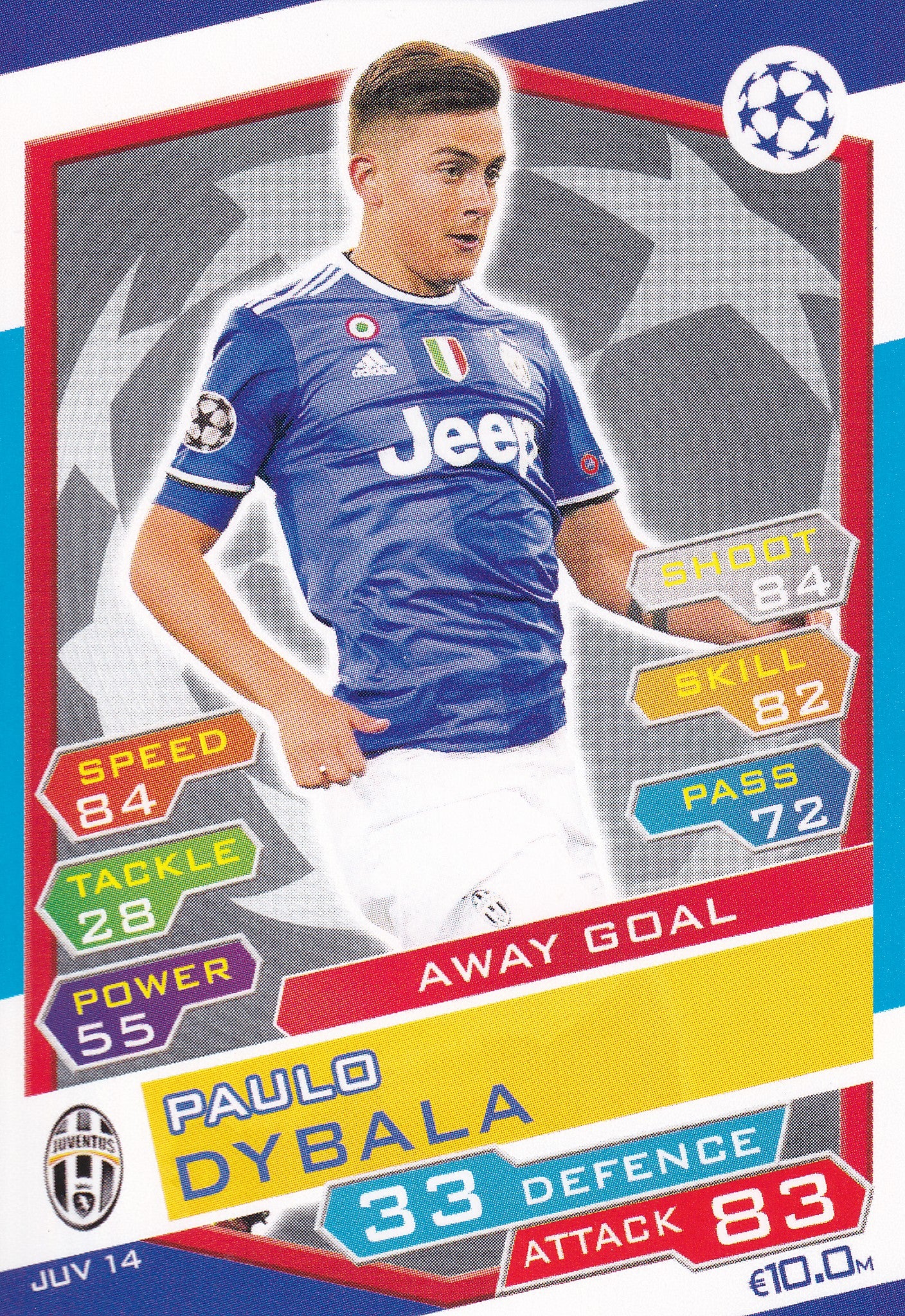 JUV-14. PAULO DYBALA - JUVENTUS - AWAY GOAL