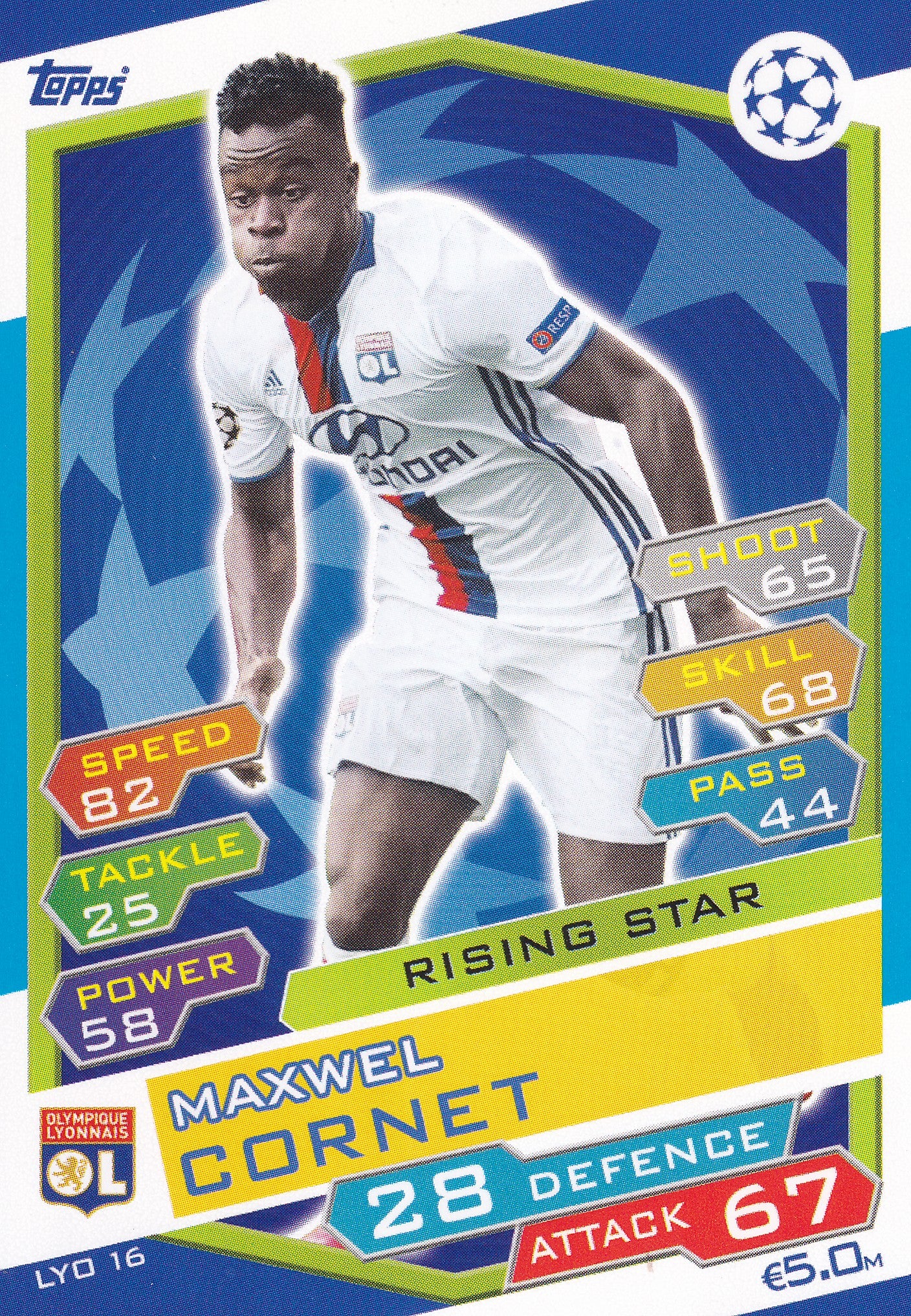 LYO-16. MAXWELL CORNET - OLYMPIQUE LYONNAIS - RISING STAR
