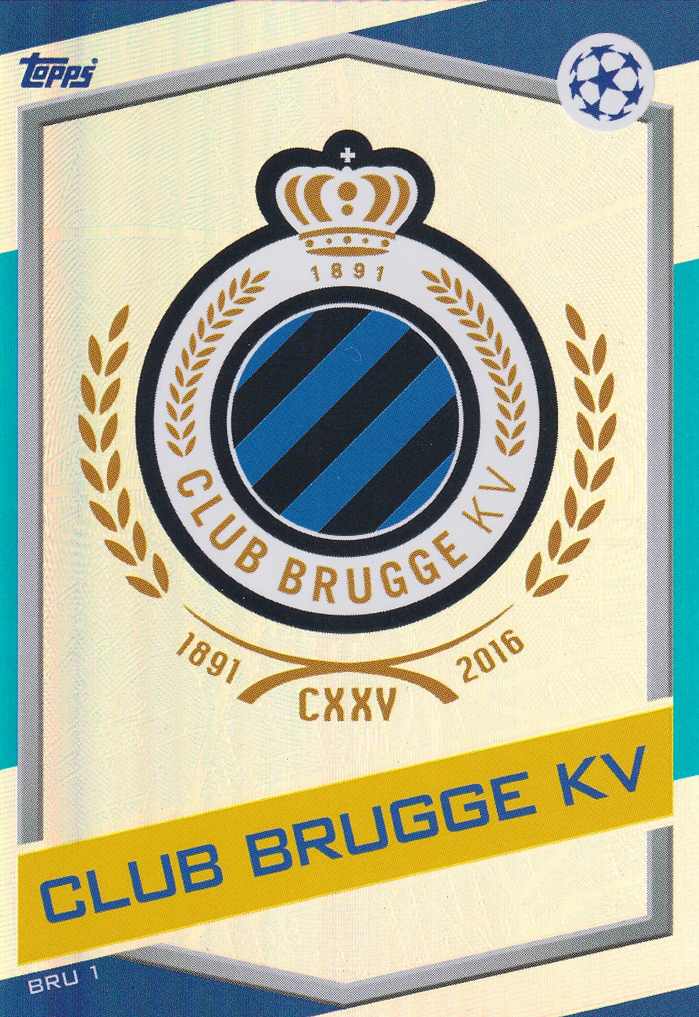 BRU-01. CLUB BRUGGE KV - CLUB BADGE
