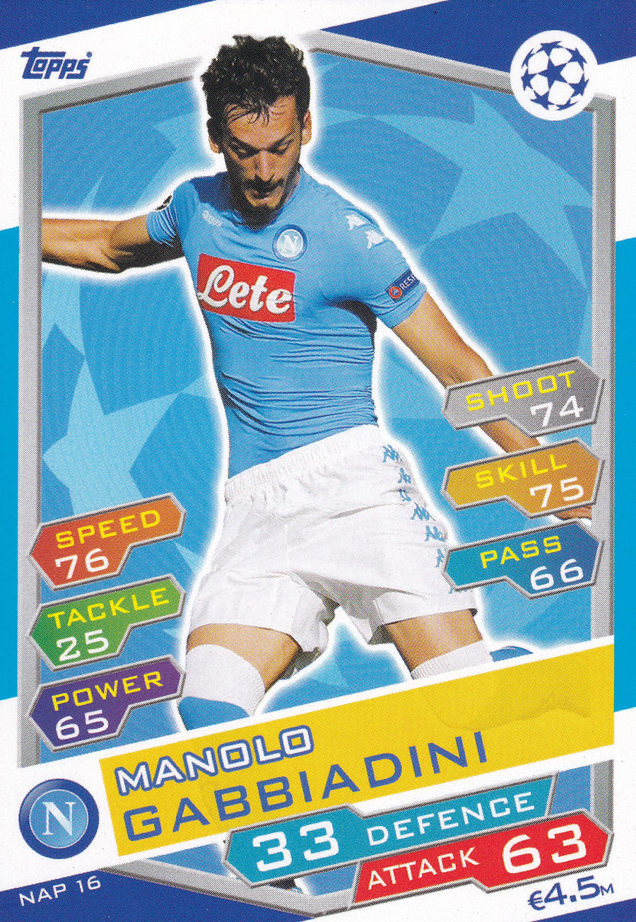 NAP-16. MANOLO GABBIADINI - SSC NAPOLI