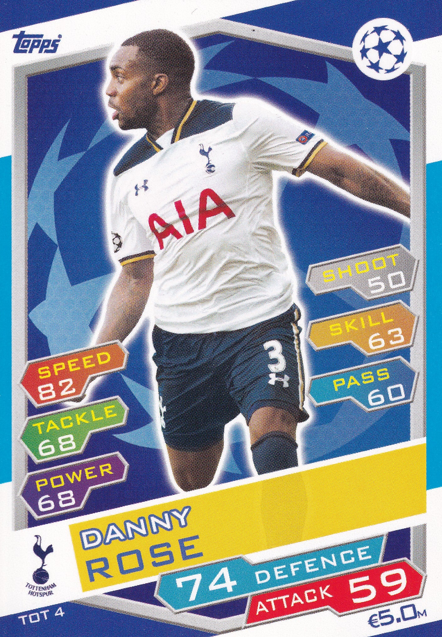 TOT-04. DANNY ROSE - TOTTENHAM HOTSPUR