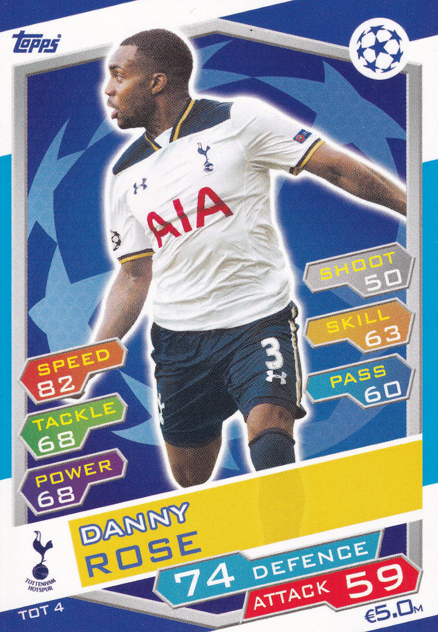 TOT-04. DANNY ROSE - TOTTENHAM HOTSPUR