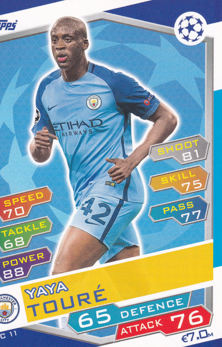 MC-11. YAYA TOURE - MANCHESTER CITY