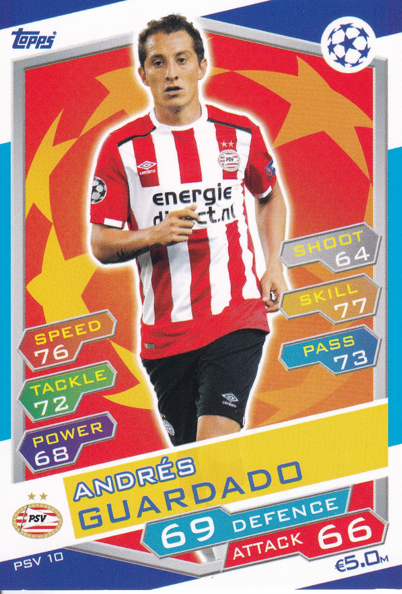 PSV-10. ANDRES GUARDADO - PSV EINDHOVEN