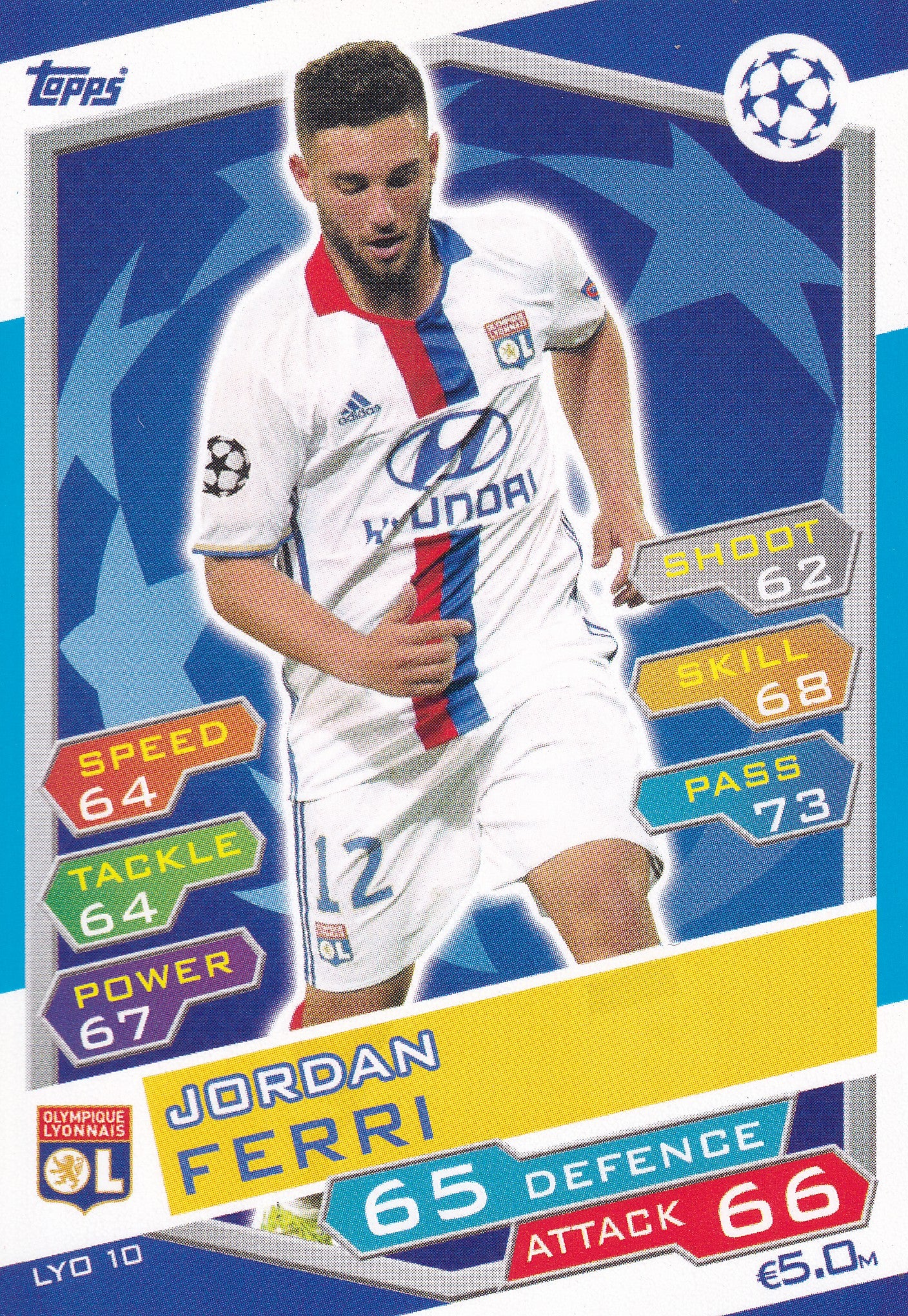 LYO-10. JORDAN FERRI - OLYMPIQUE LYONNAIS