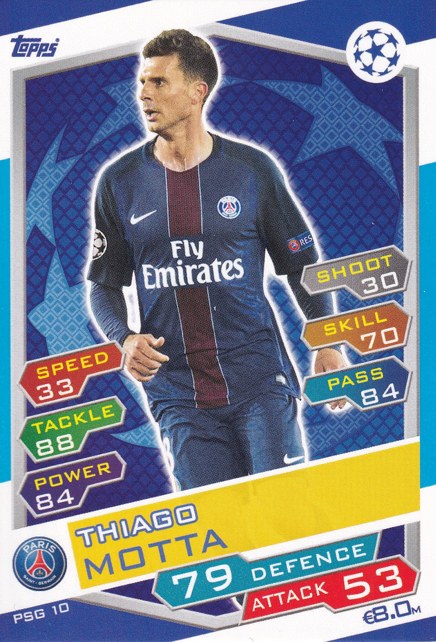 PSG-10. THIAGO MOTTA - PARIS SAINT-GERMAIN