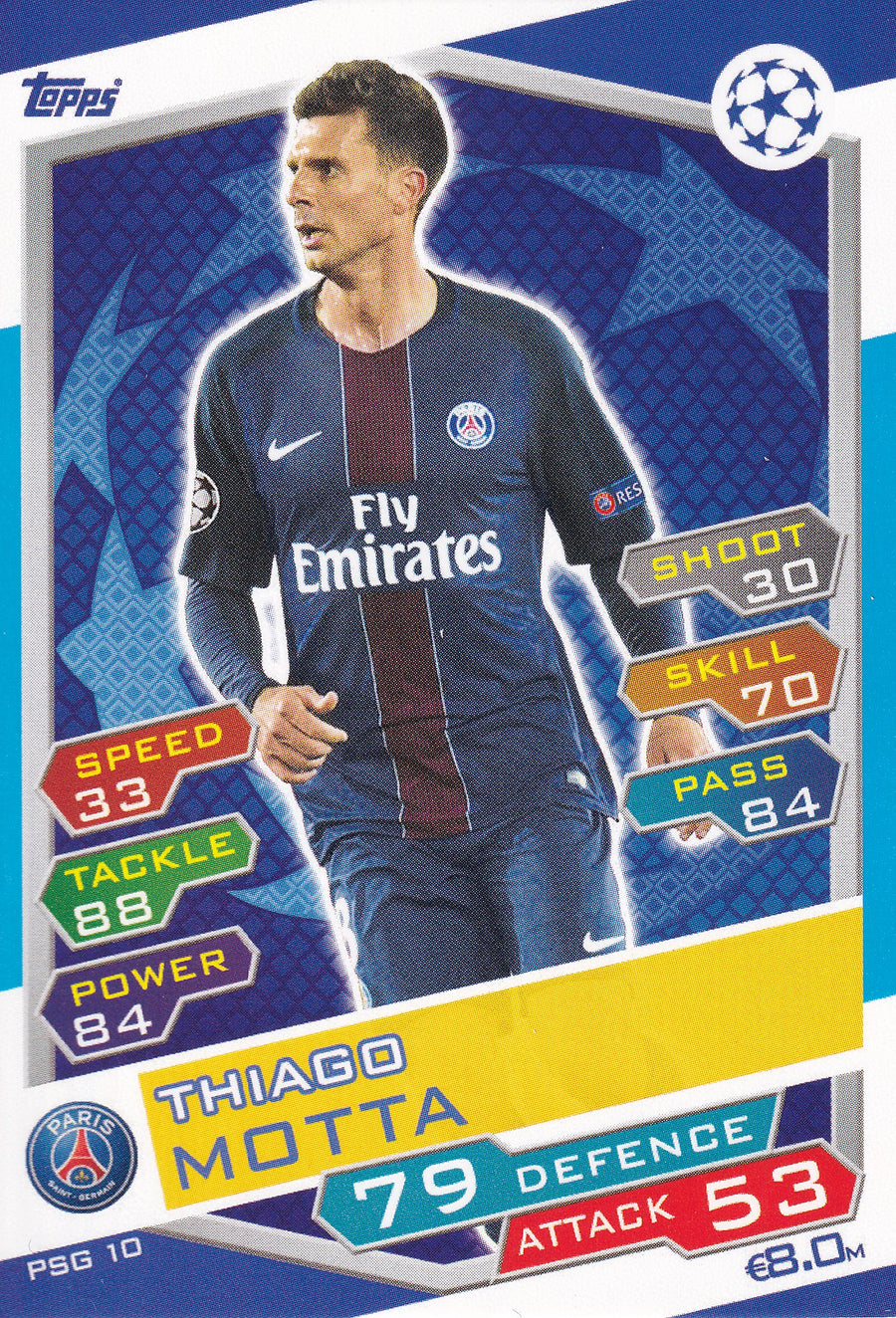 PSG-10. THIAGO MOTTA - PARIS SAINT-GERMAIN
